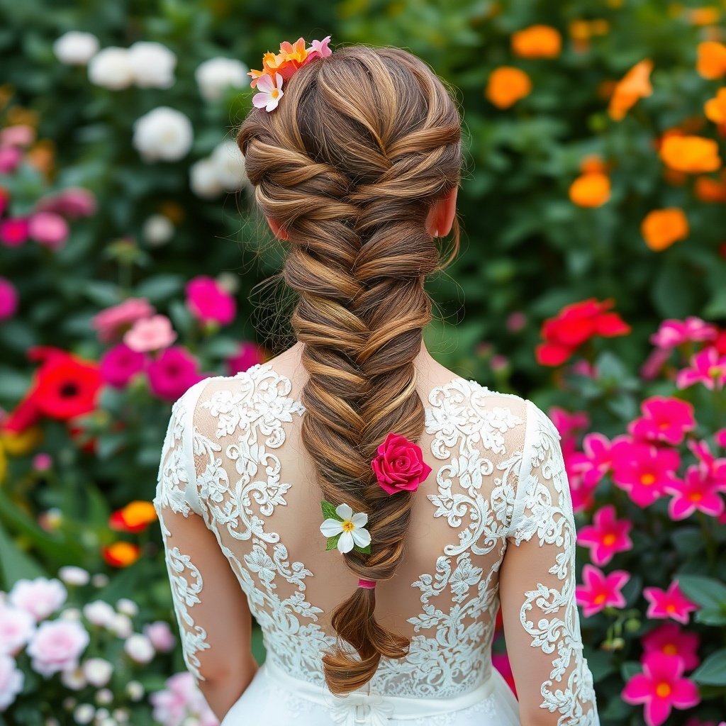 Artistic Waterfall Braid