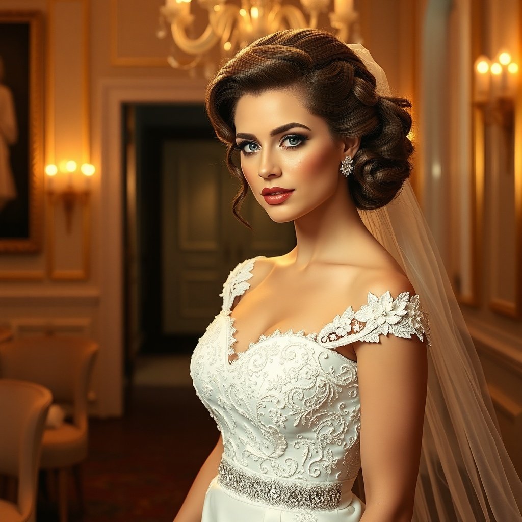 Vintage Hollywood Glam Waves