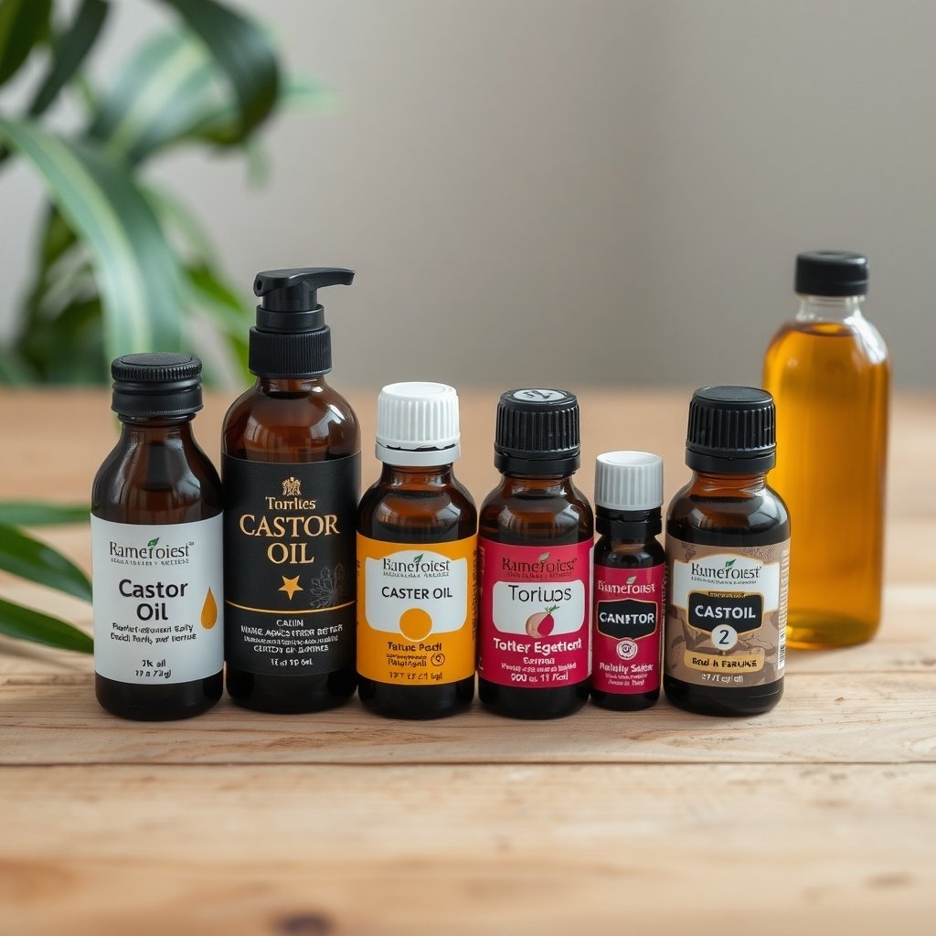 combining castor oil with essential oils