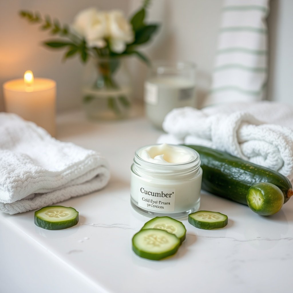 cucumber cold eye compress