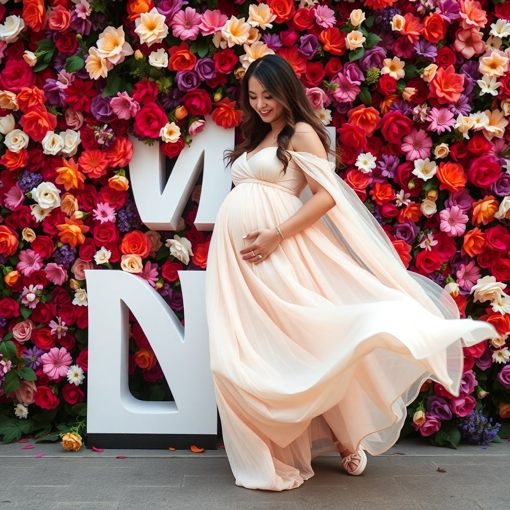 floral backdrop elegance