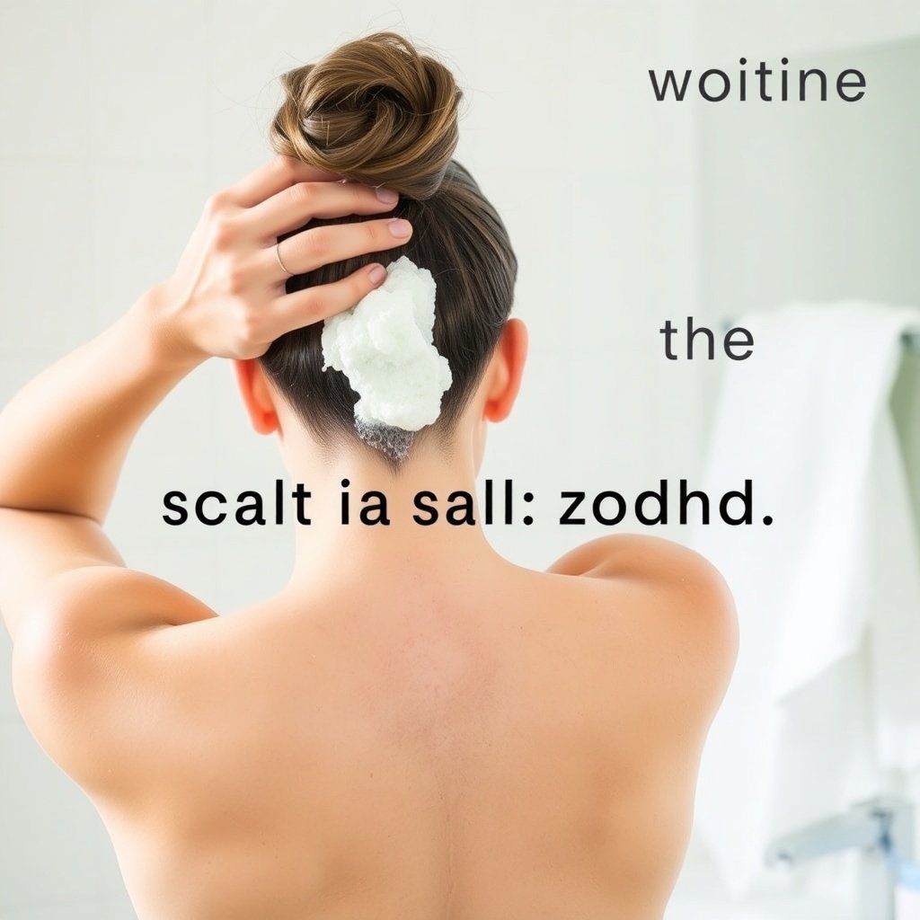 gentle cleansing techniques for scalp health the scene is absent of text le kmf