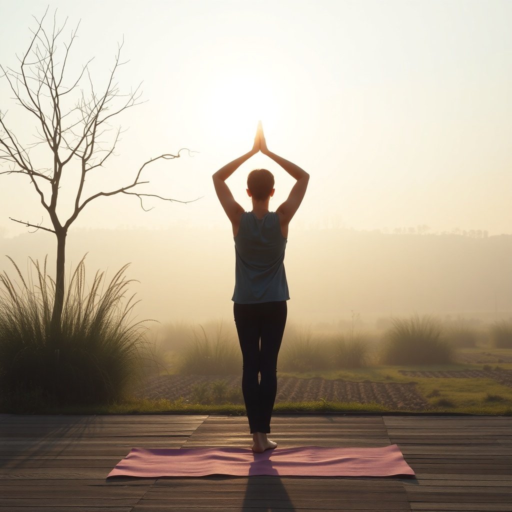 gentle sun salutations to start your day