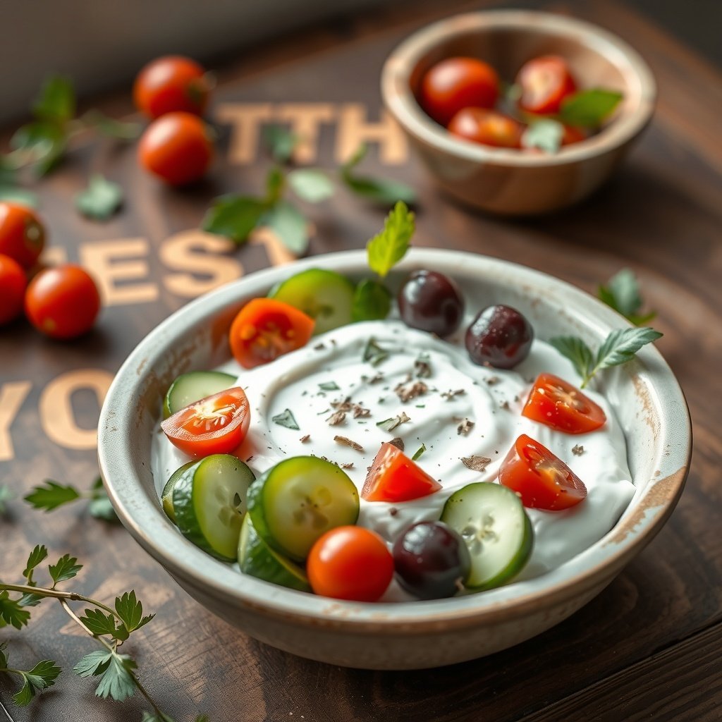 greek yogurt bowl savory