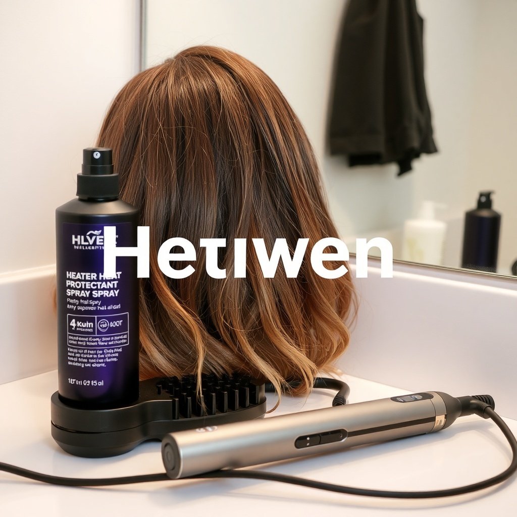 heat protection strategies for styling the scene is absent of text le jcm