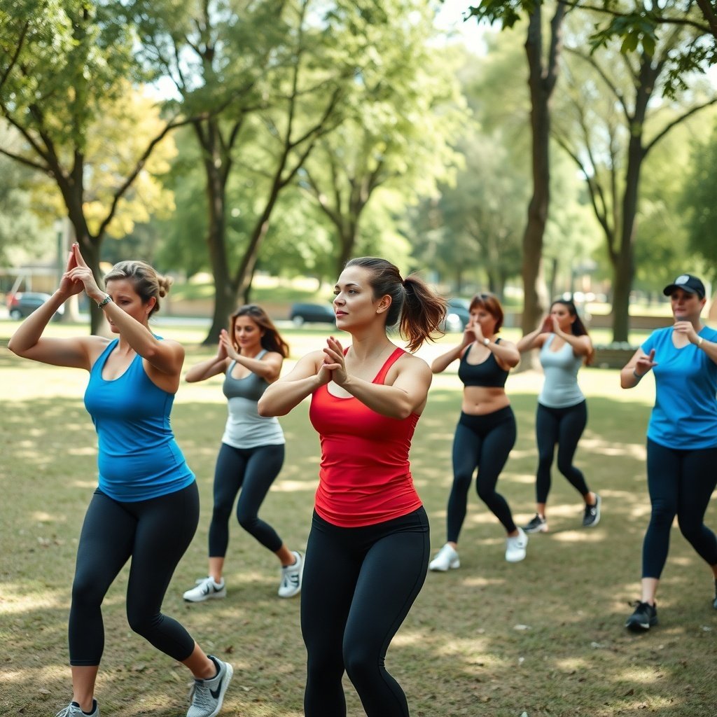 outdoor bootcamp for team spirit