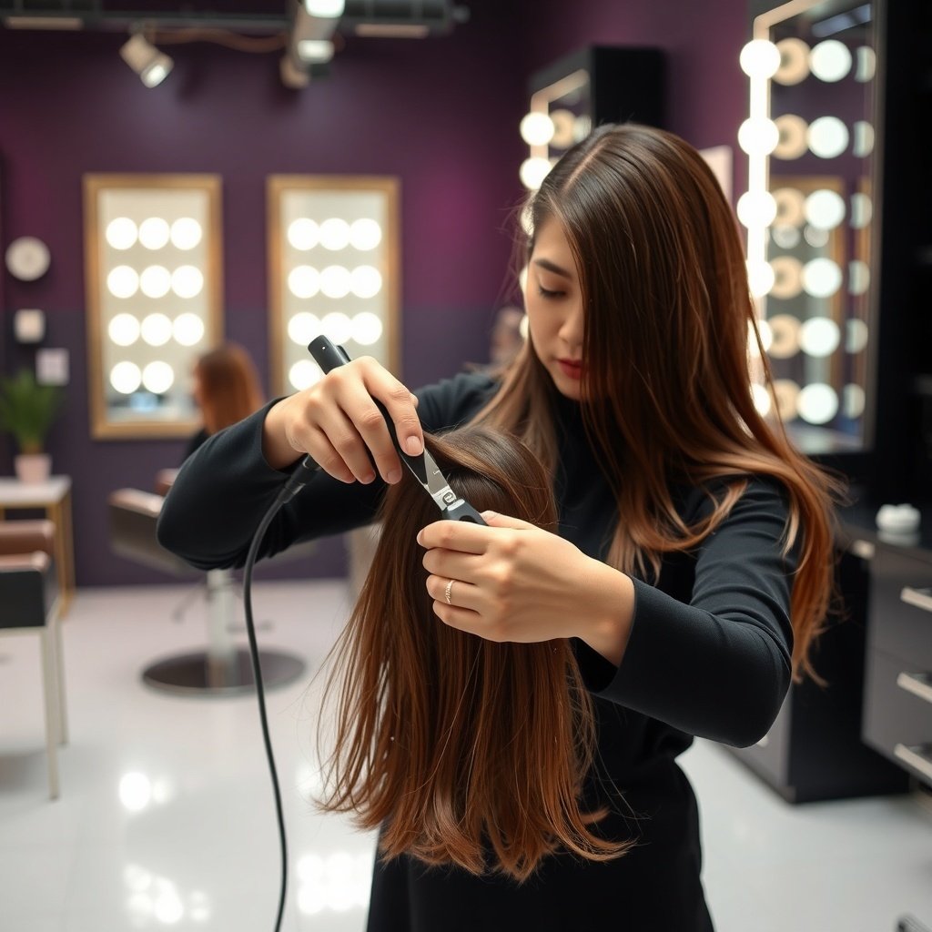 regular trims for optimal hair growth the scene is absent of text le irp