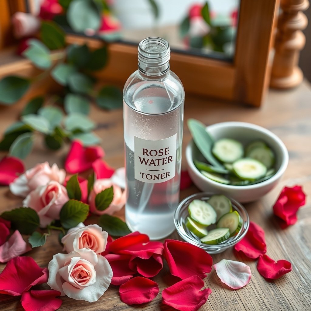 rose water quick fresh toner
