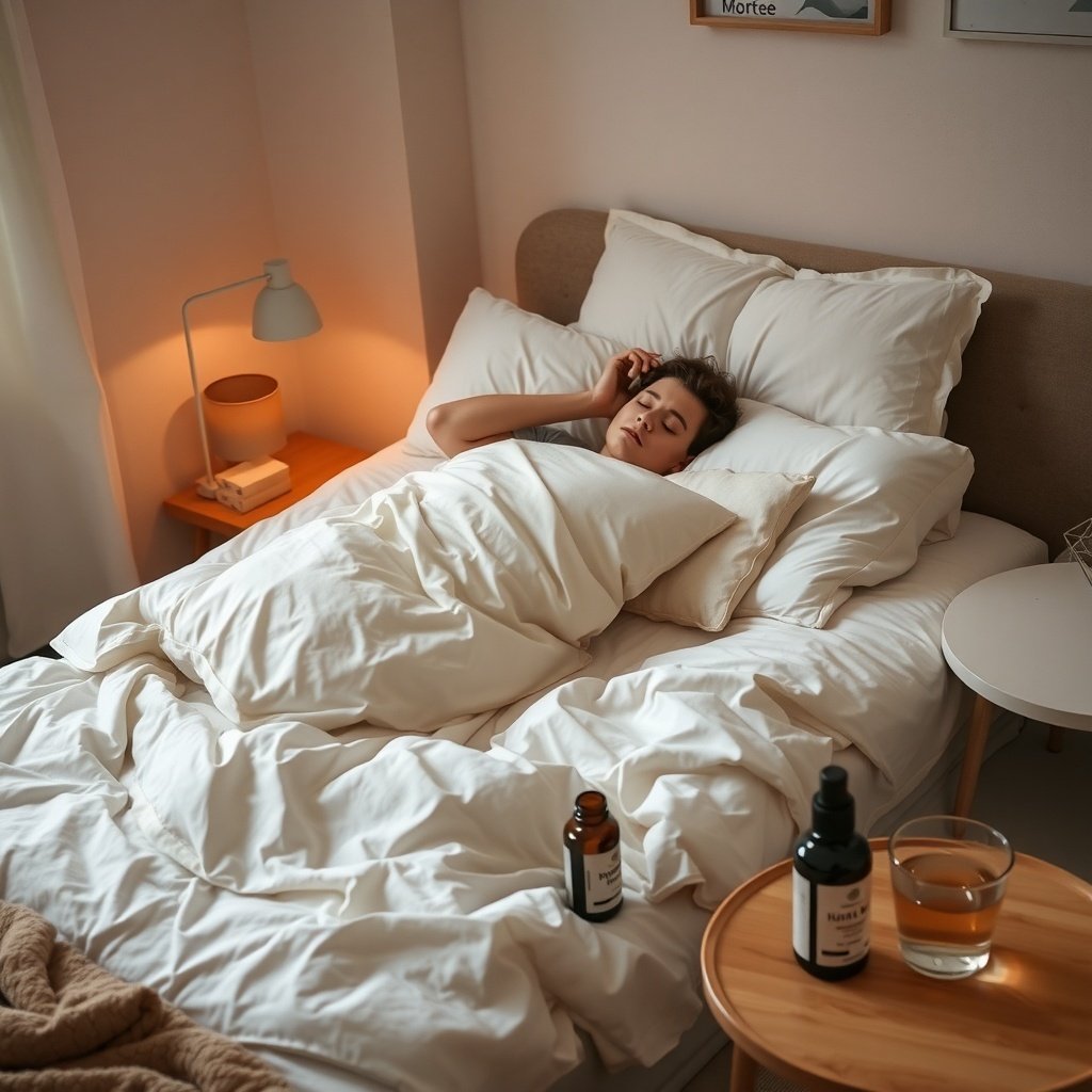 sleep with head raised