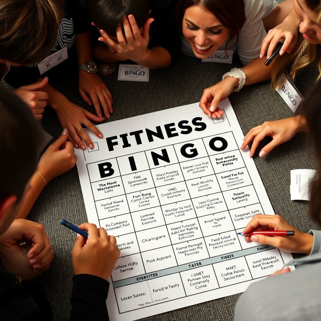weekly fitness bingo