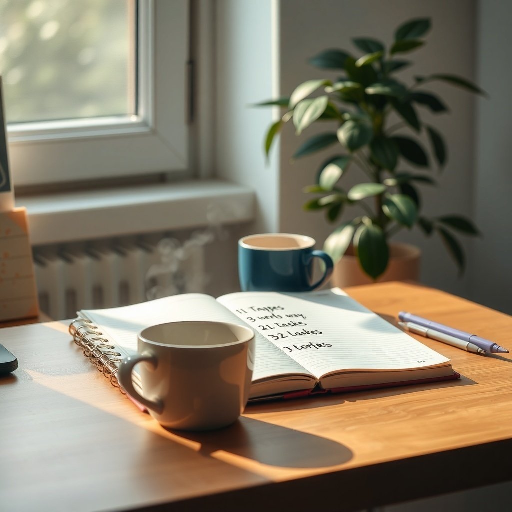 write todays top tasks one must be easy