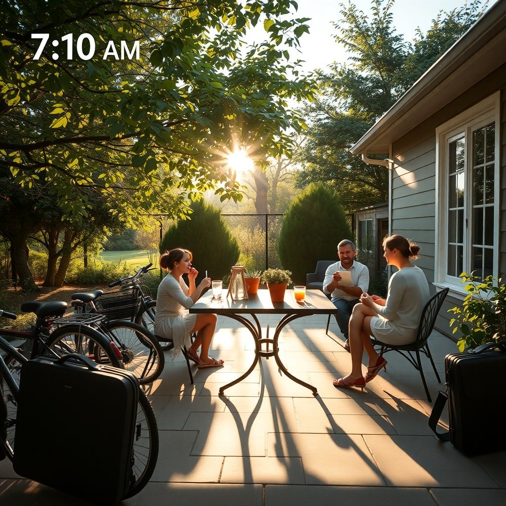 am start your day outside the routine commute