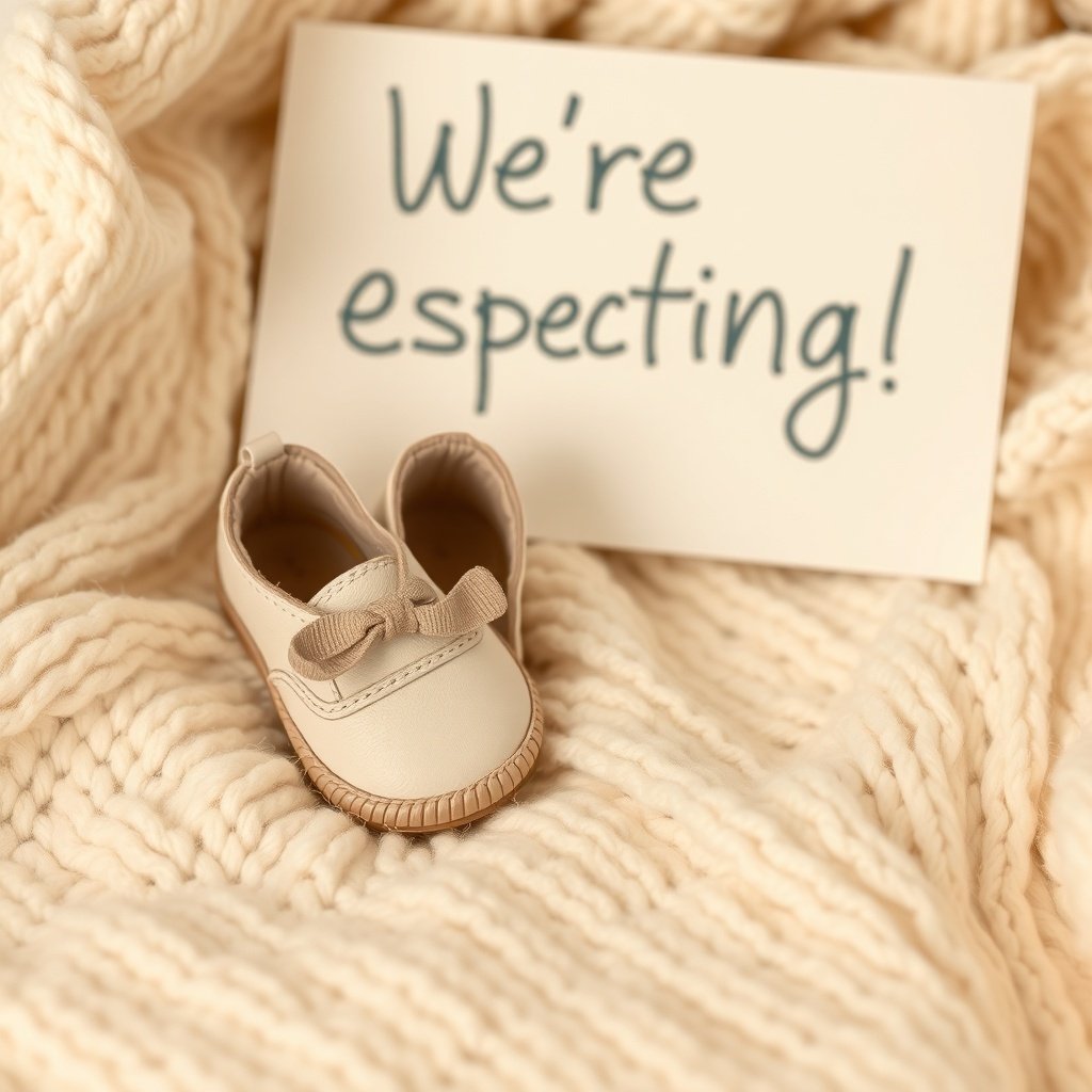 a tiny pair of shoes