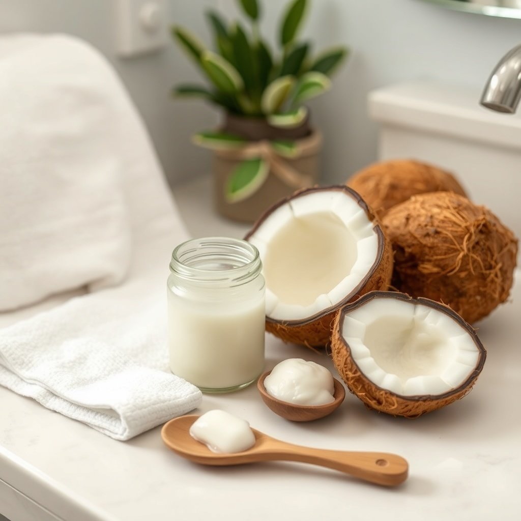 coconut oil for dry flaky scalp