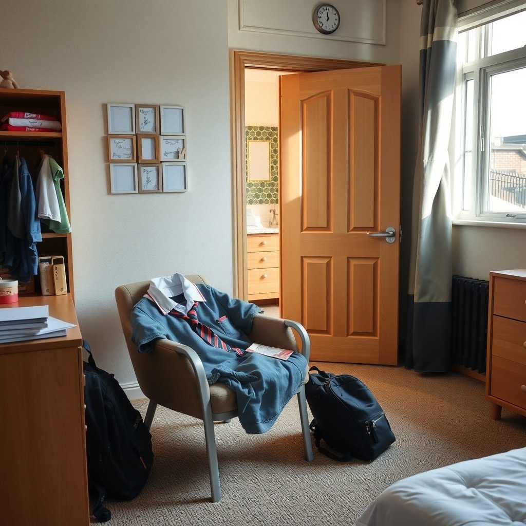 get dressed uniform ready from night before