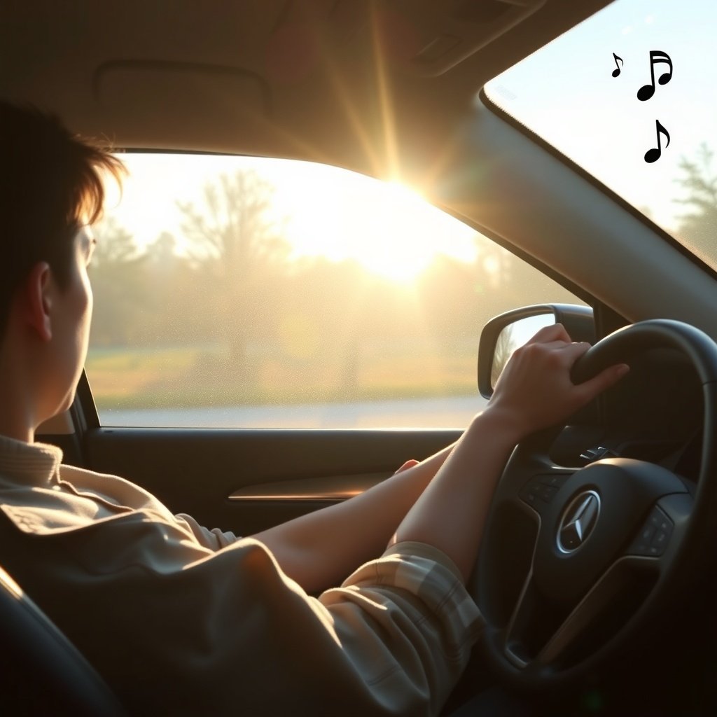 leave with a buffer play a podcast or calm music o