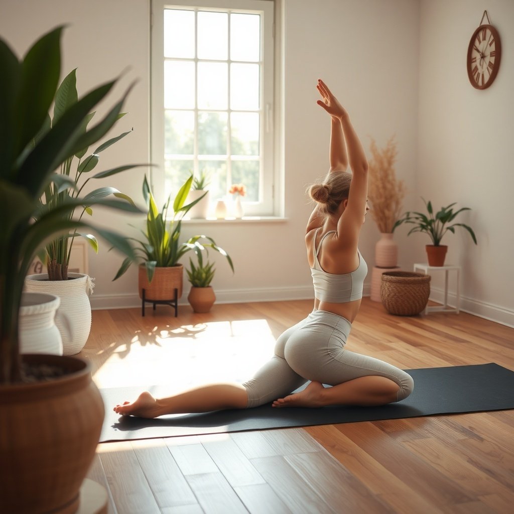 light stretch or yoga for to minutes