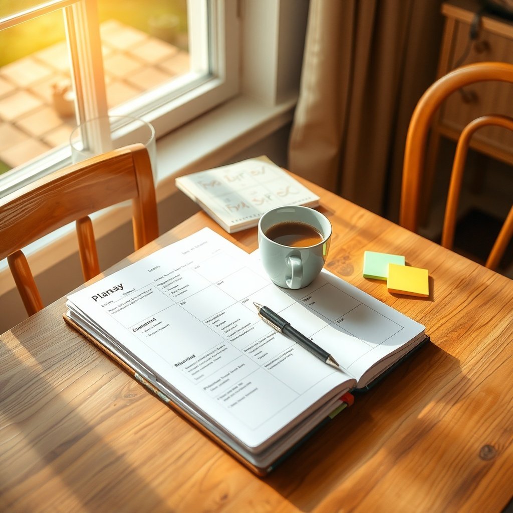 plan your day in lines