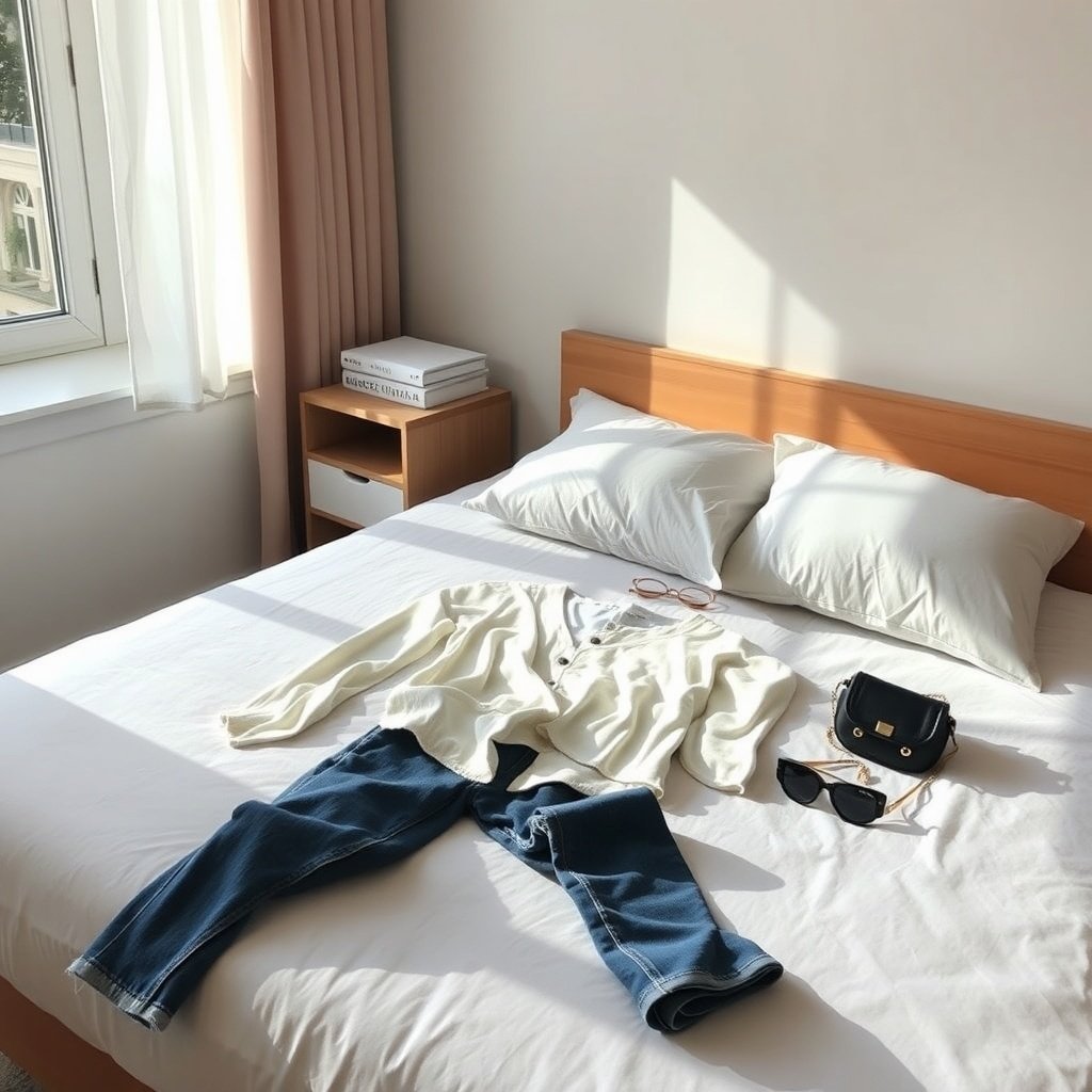 simple outfit plan the night before