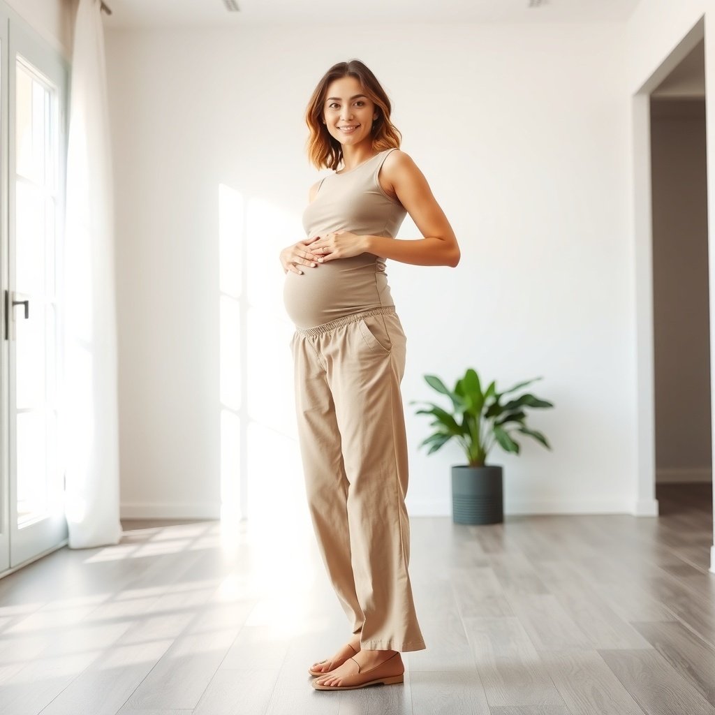 wide leg pants elastic waist fitted top slip on