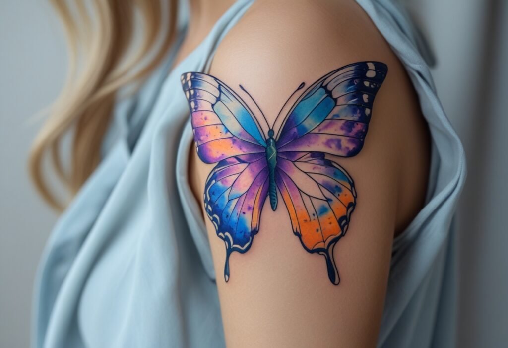 Butterfly Tattoo Transformation and Emotional Freedom