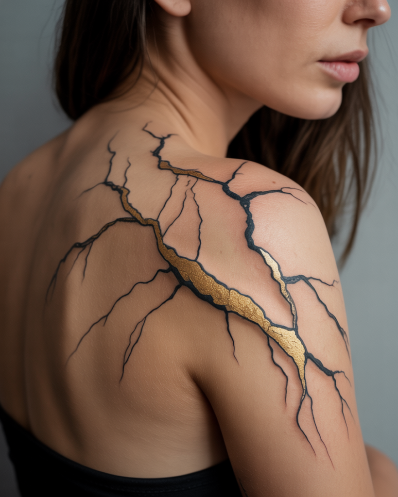 Kintsugi Tattoo The Art of Being Repaired