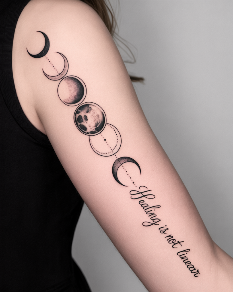 Moon Phase Tattoo Healing Is Not Linear