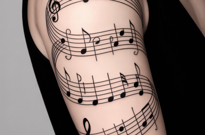  10 Music Healing Tattoo Designs With Deep Meaning and Beautiful Style