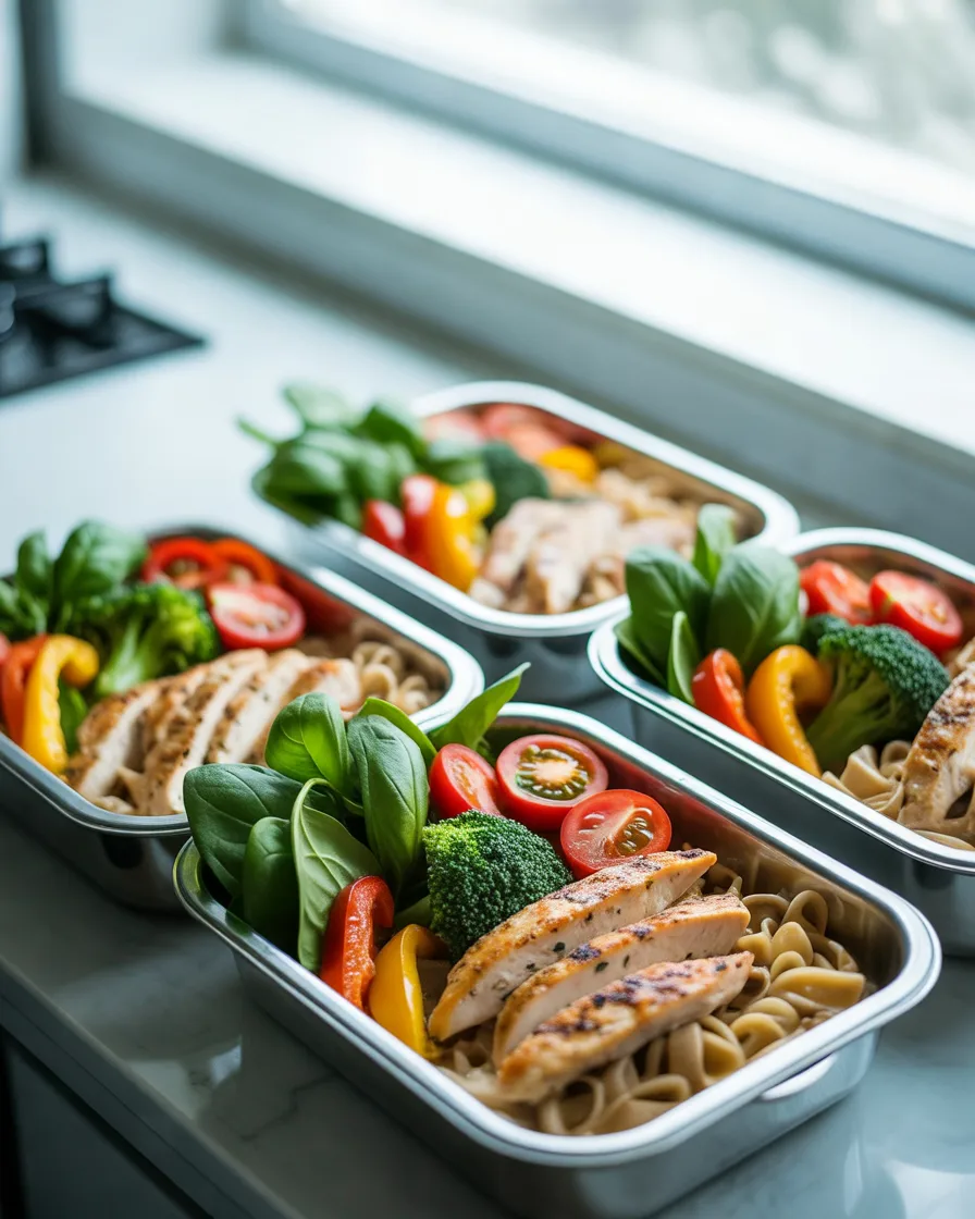 Balanced-Pasta-Meal-Prep-With-Vegetables-and-Lean-Protein