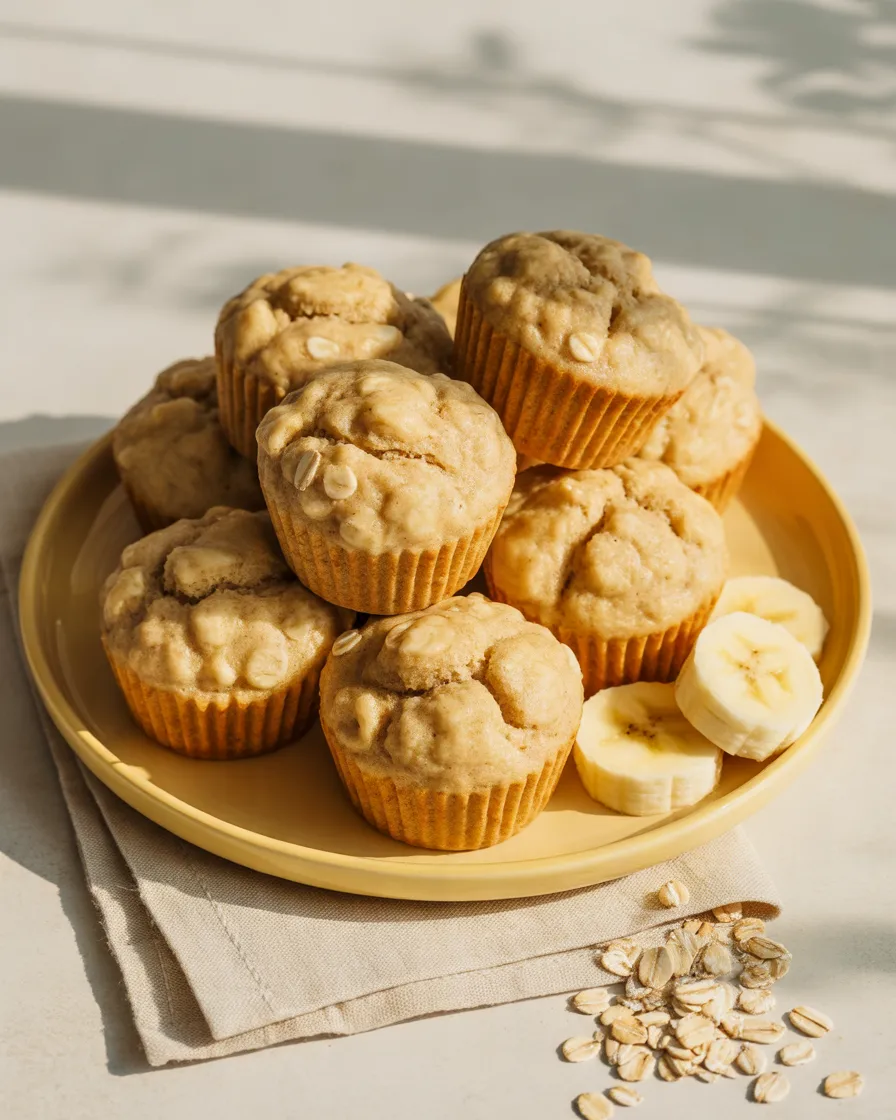 Banana-Oatmeal-Mini-Muffins-–-A-Healthy-Snack-Without-Refined-Flour