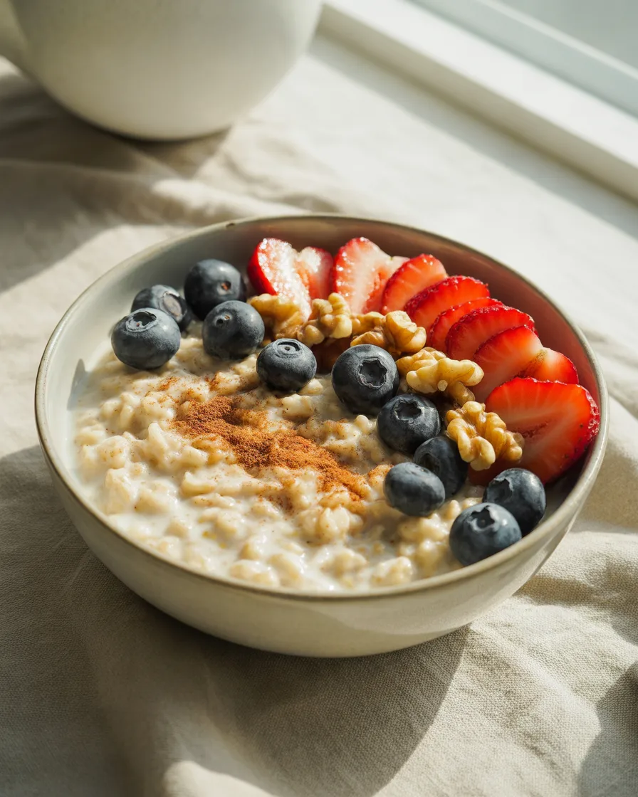 Berry-and-Walnut-Oatmeal-for-a-Heart-Healthy-Breakfast