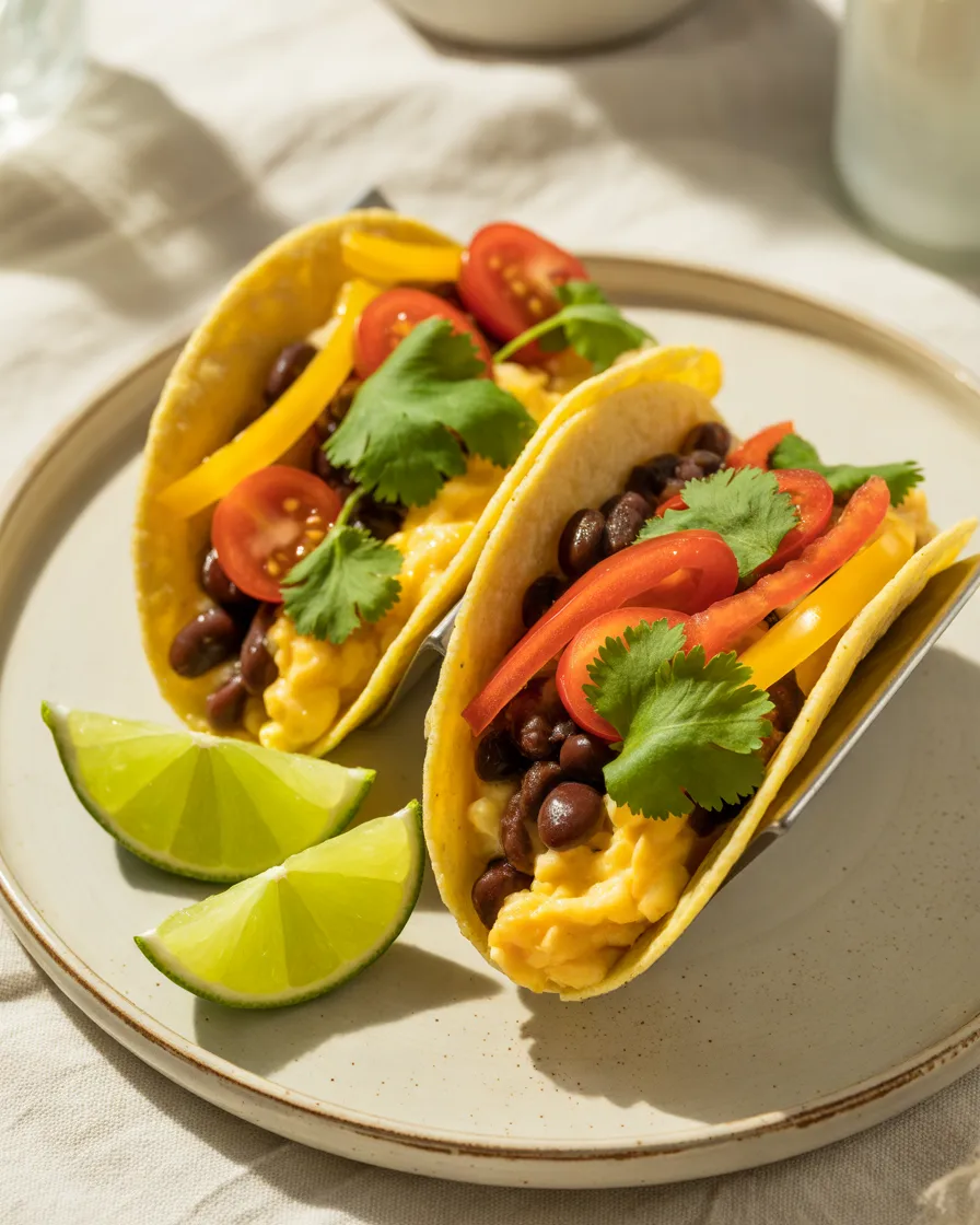 Black-Bean-and-Egg-Breakfast-Tacos