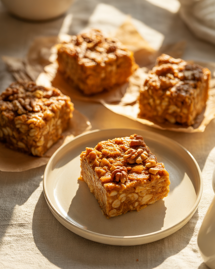 Carrot-Cake-Baked-Oatmeal-Squares