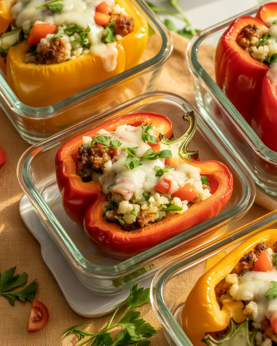 Cauliflower-Rice-Stuffed-Bell-Peppers