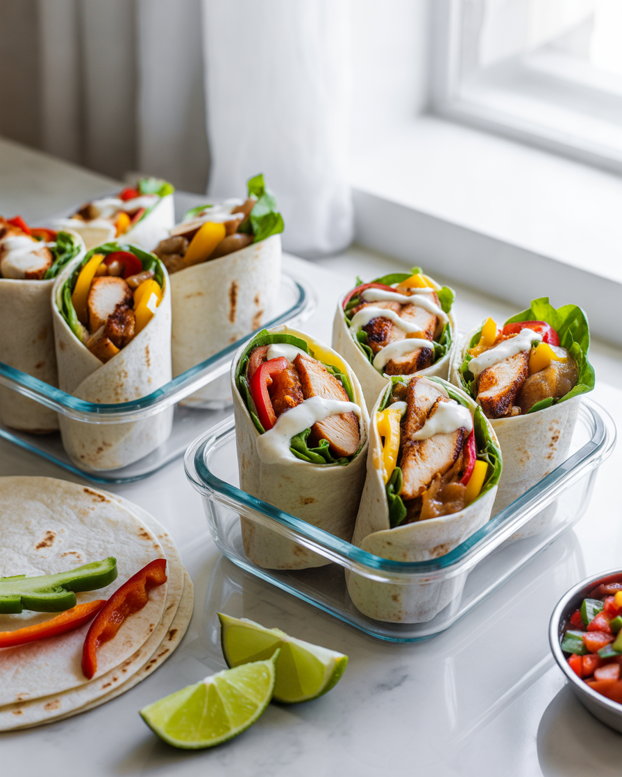 Chicken-Fajita-Meal-Prep-Wraps-for-Quick-Grab-and-Go-Lunches
