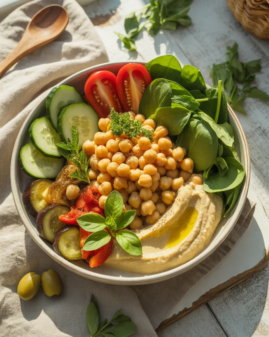 Chickpea-Mediterranean-Bowl