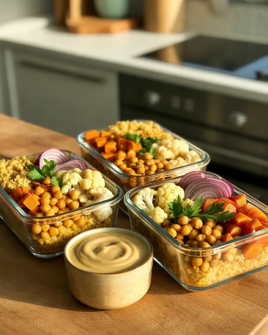 Chickpea-and-Roasted-Vegetable-Grain-Bowls