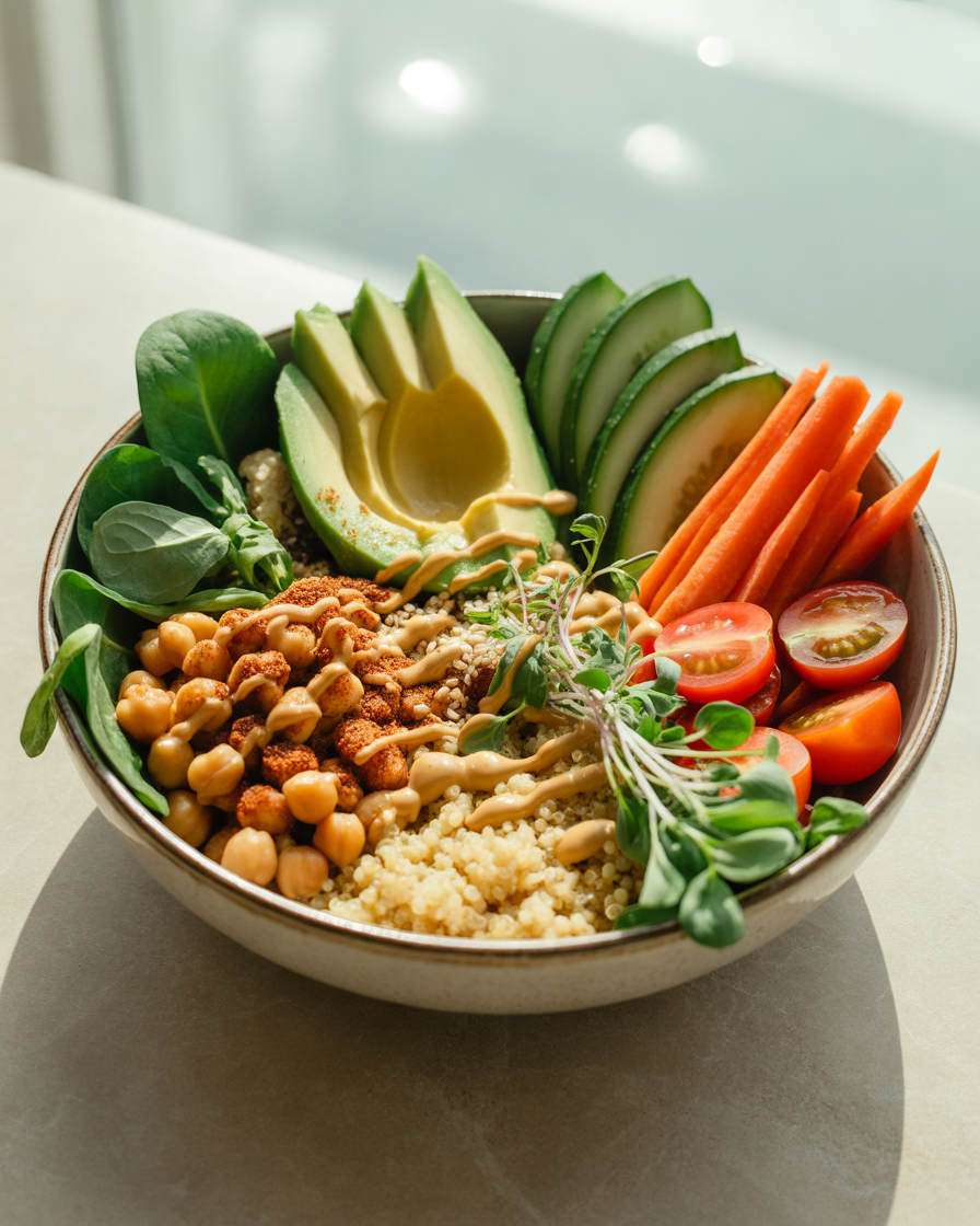 Chickpea-and-Vegetable-Buddha-Bowl