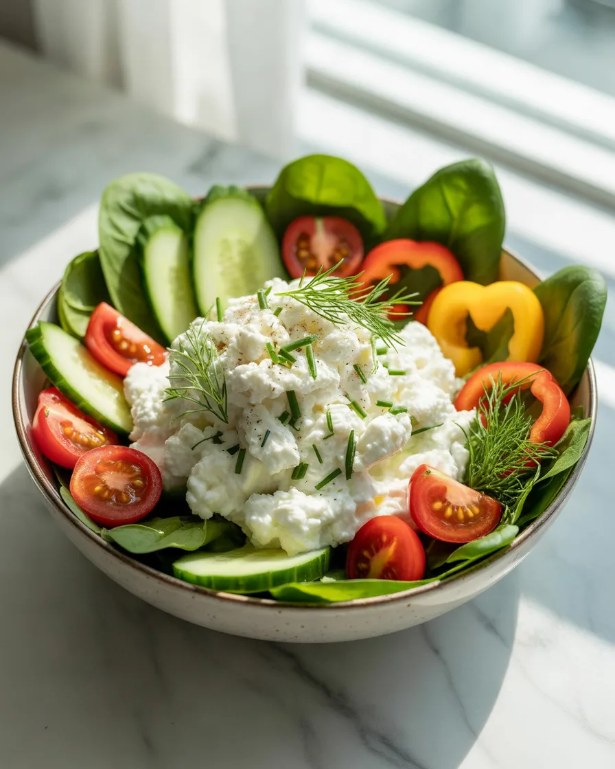Cottage-Cheese-Salad-Bowl-With-Fresh-Vegetables