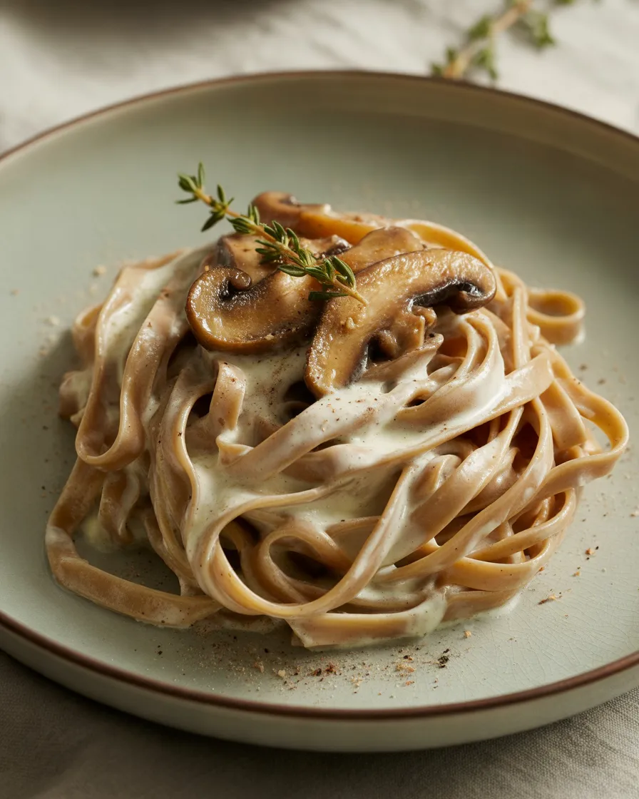Creamy-Greek-Yogurt-and-Mushroom-Pasta