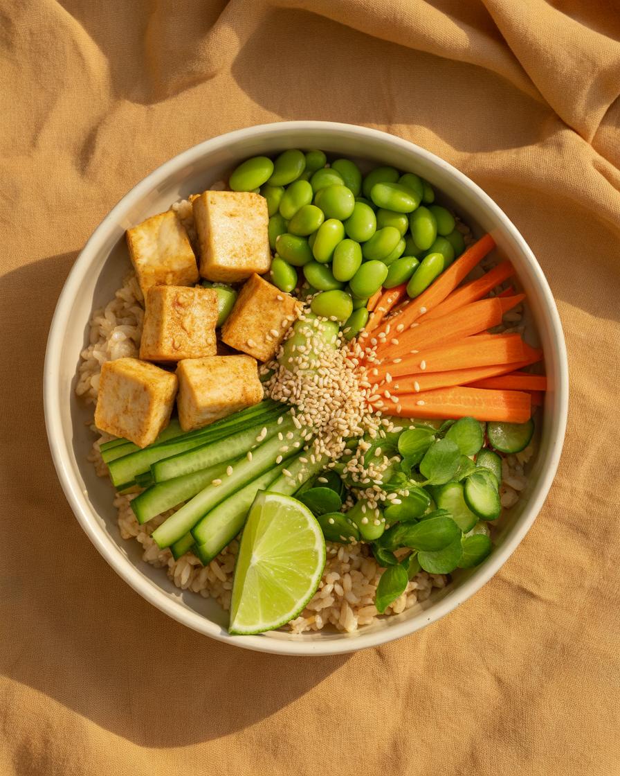 Crispy-Tofu-and-Edamame-Rice-Bowl-–-A-High-Protein-Vegan-Dinner