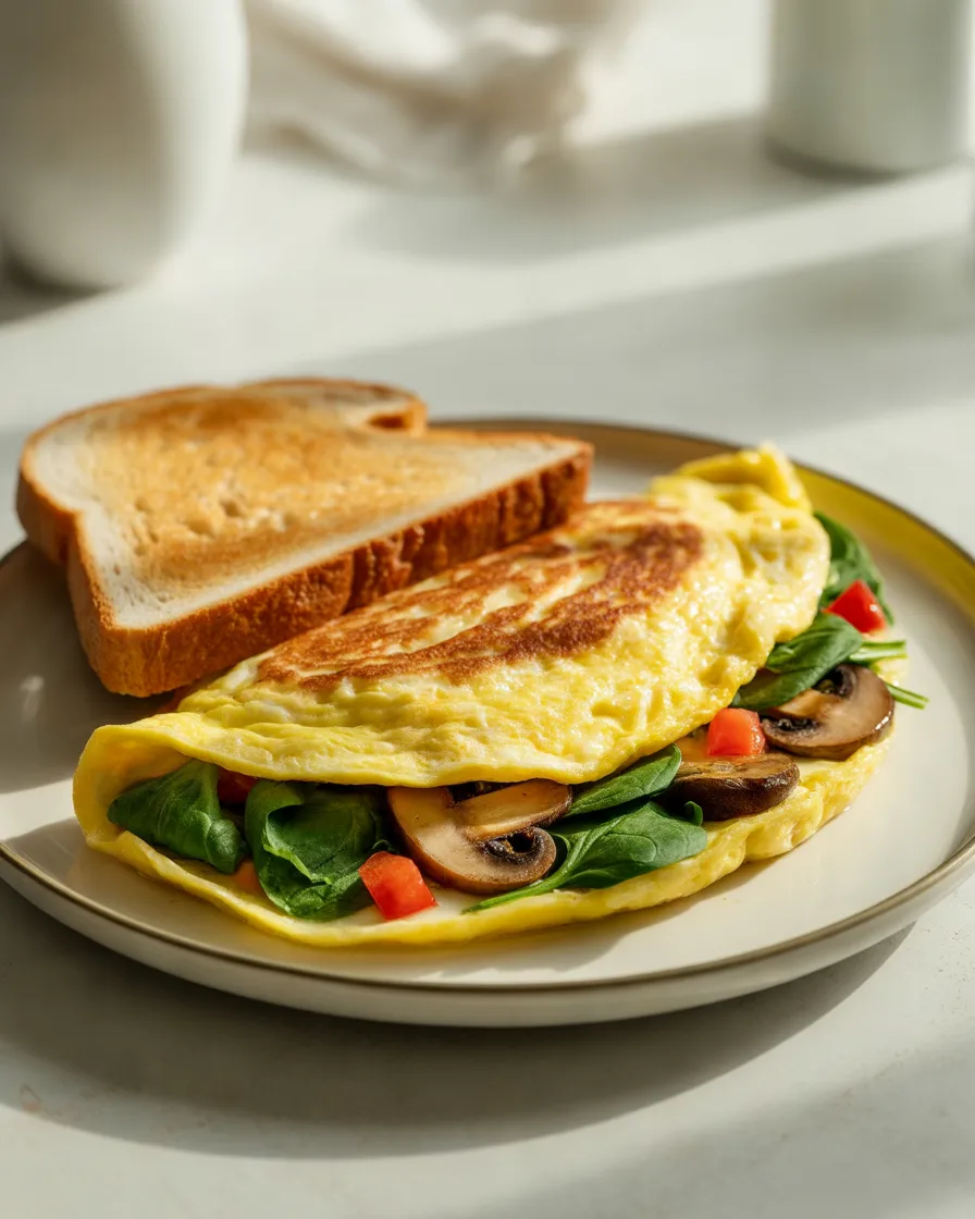 Egg-White-and-Spinach-Omelet
