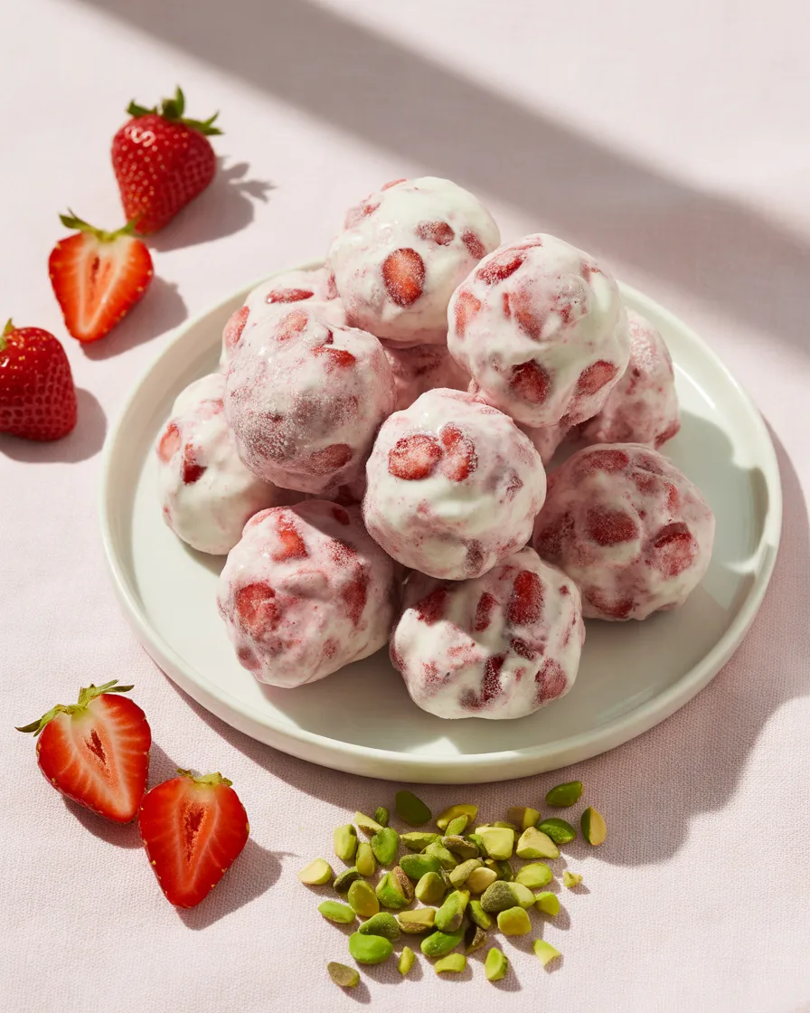 Frozen-Strawberry-Yogurt-Bites-for-a-Quick-Summer-Treat