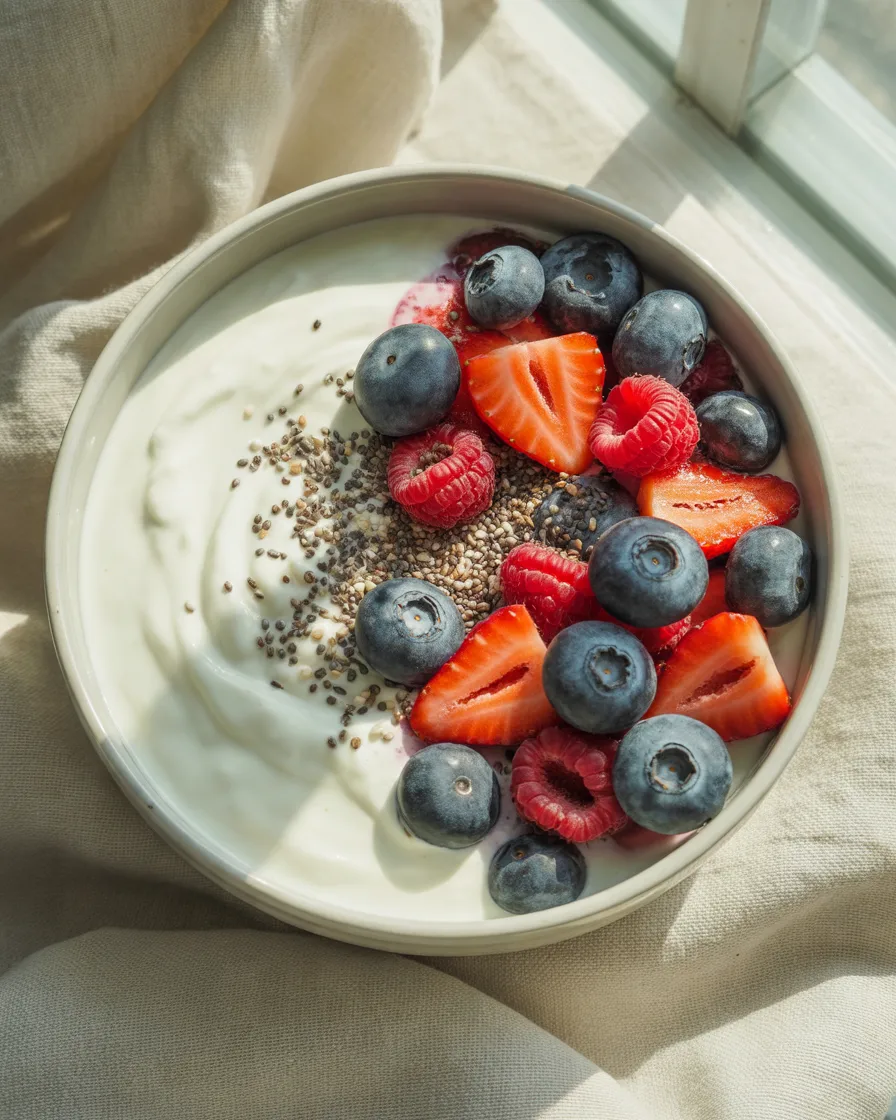 Greek-Yogurt-Bowl-With-Fresh-Berries