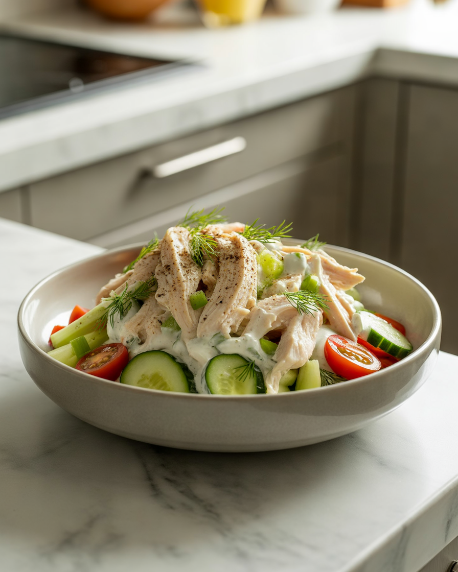 Greek-Yogurt-Chicken-Salad-With-Fresh-Vegetables