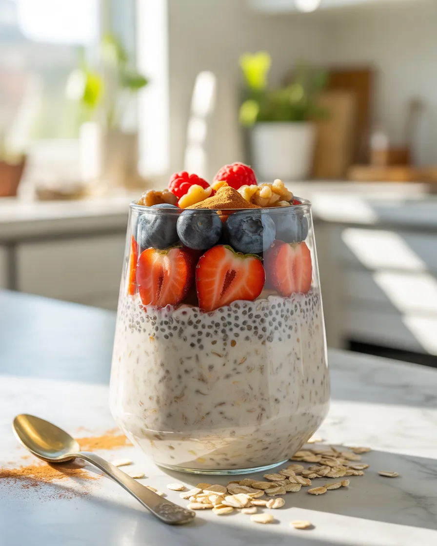 Greek-Yogurt-Overnight-Oats