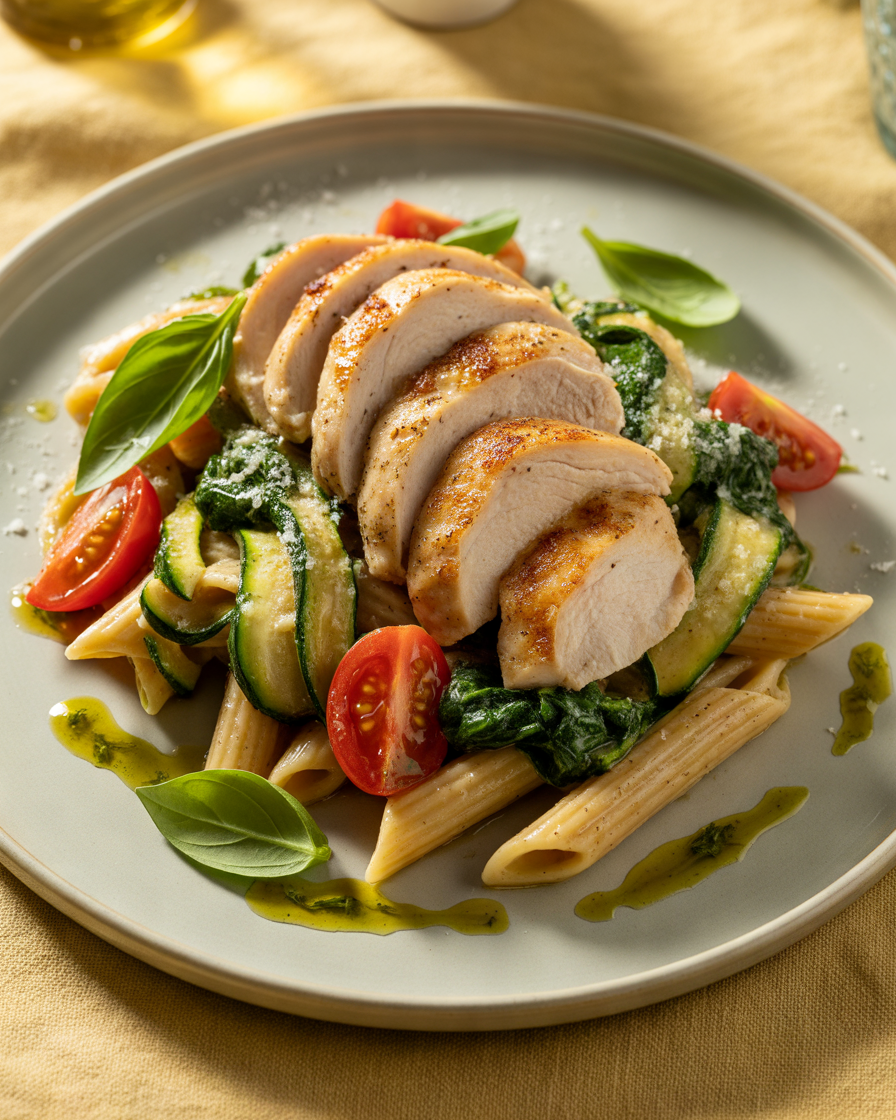 Healthy-Chicken-Pasta-With-Vegetables