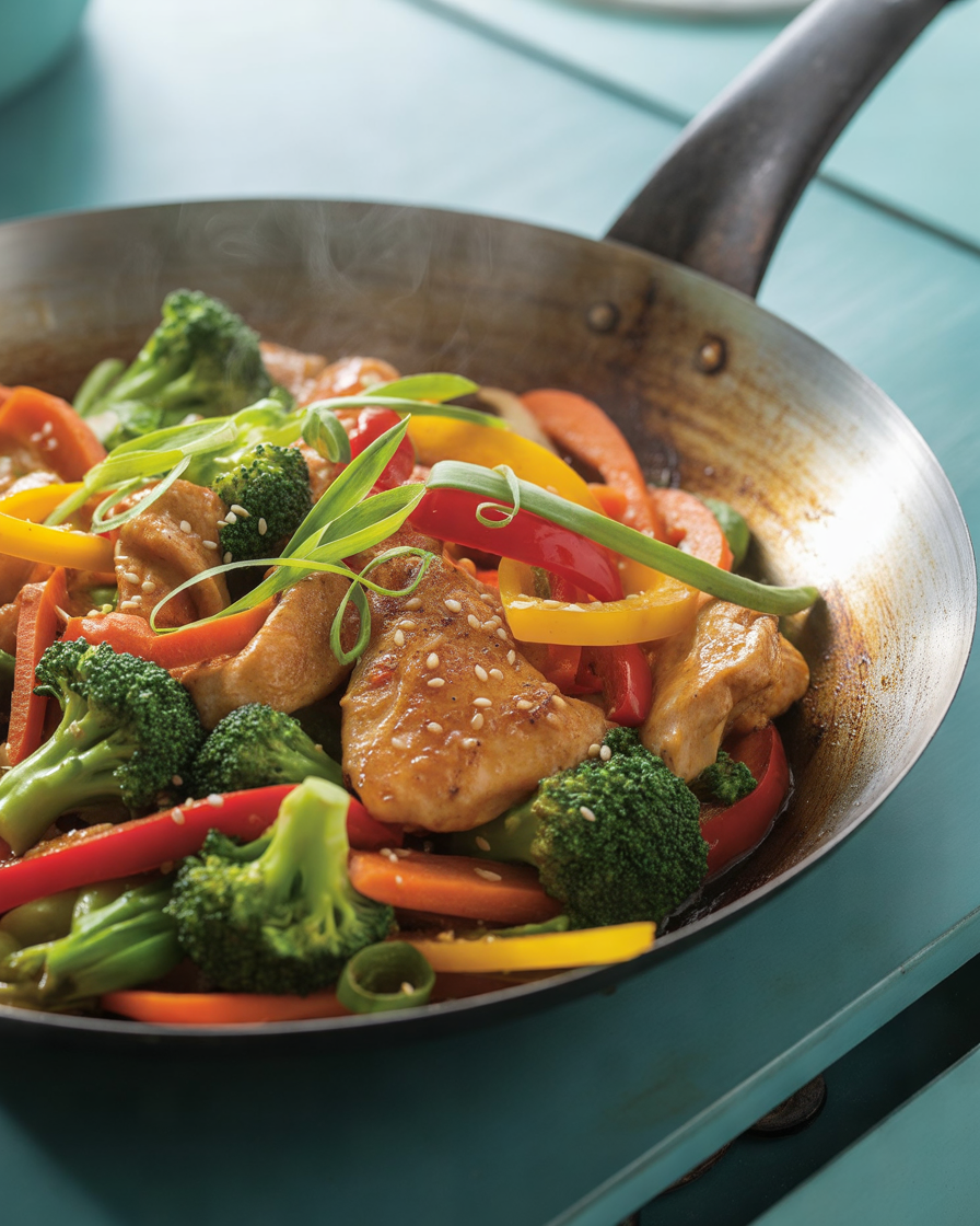 Healthy-Chicken-Stir-Fry-With-Colorful-Vegetables