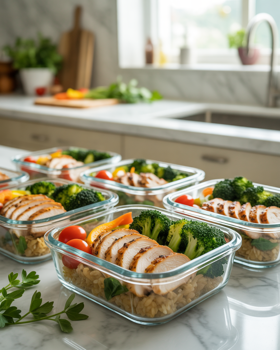High-Protein-Chicken-and-Brown-Rice-Meal-Prep-Bowls-for-Balanced-Weekly-Lunches