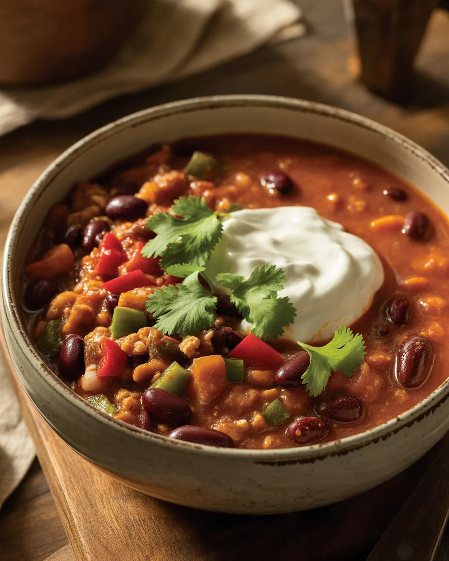Lean-Turkey-and-Three-Bean-Chili